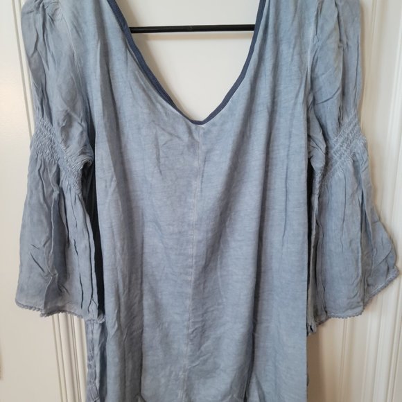 NWT Angel's Never Die Blue Top - Picture 2 of 7